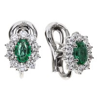 Boucles d'oreilles Damiani Femme Gemme D in Or blanc Smeraldo 1.21 Ct 20092010 - 20092010